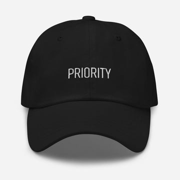 Priority Embroidered Unisex Baseball Cap - BUCKET POPCORN